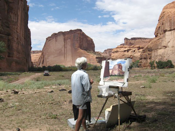 Janet on site